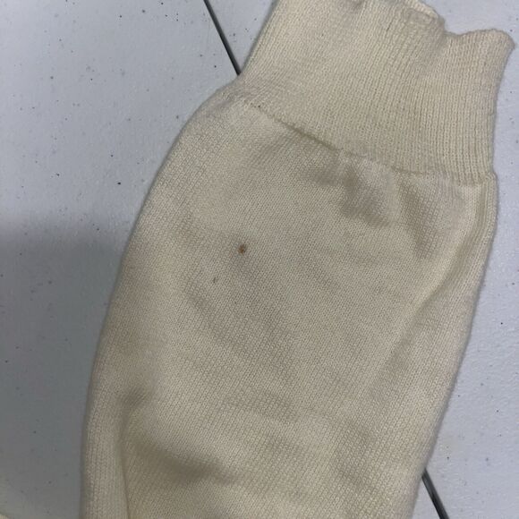 Down East Basic Womens Ruffle Front Ivory Cardigan L Feminine Cottage Twee Angel - Picture 7 of 11